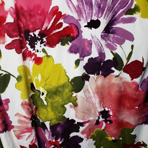 Croscill Bath Croscill Watercolor Floral Cloth Shower Curtain